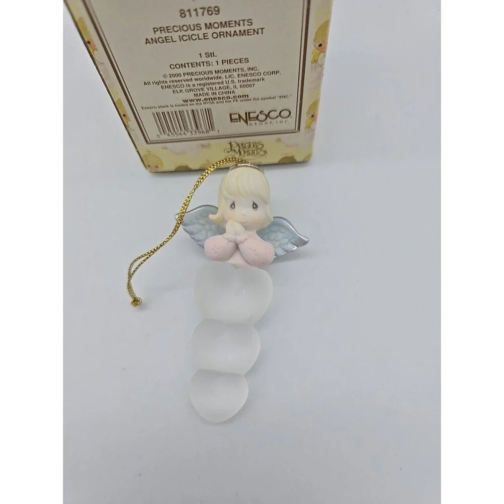 Precious Moments Angel Snowflake hanging Ornament Dated 2000 811769